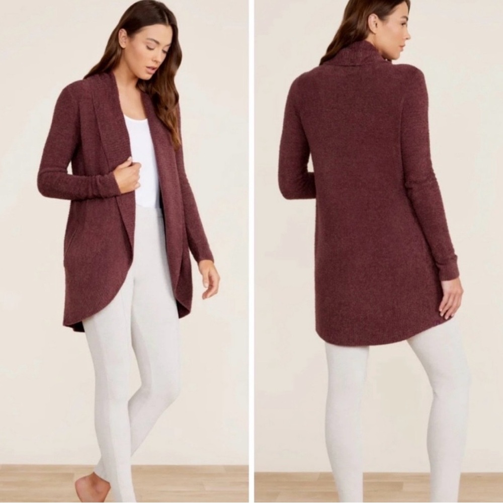 Barefoot Dream Circle Cardigan Burgundy XS/S